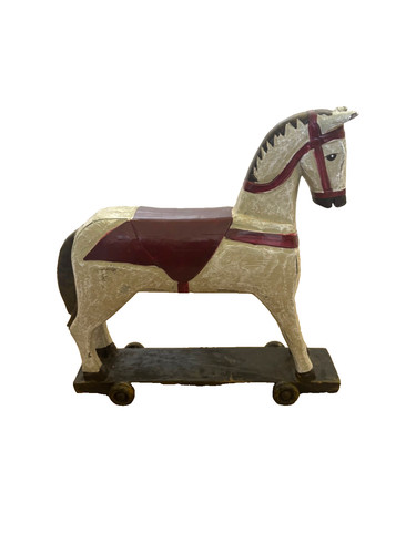 Vintage deko pferd auf - pferd,