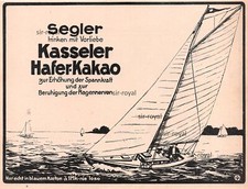 Kasseler Hafer Kakao - 1914 - Historische Werbung - Reklame ~18x14cm