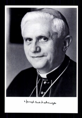 Papst benedikt autogramm - papst,