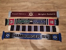 4x Fußball Schaal, Fan, HSV, Fanfreundschaft, Hamburg, Hannover, Aston Villa.