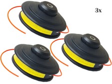 3x PROFI Fadenspule Doppelfadenkopf für Motorsense Fadenkopf Tippautomatik Spule