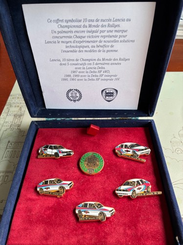 Lancia pins sammlung box - lancia,