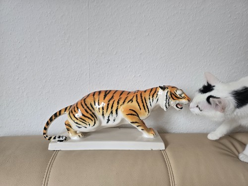 Tiger porzellan figur - tiger, 39