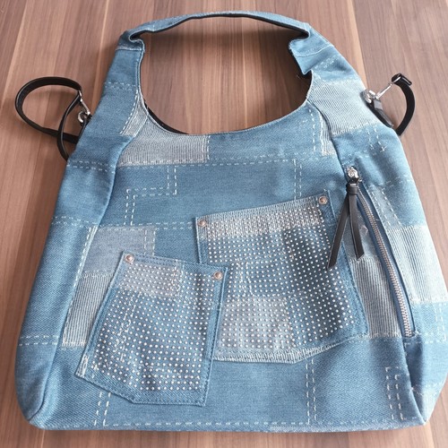 Jeansoptik grosse tasche mit - grosse,