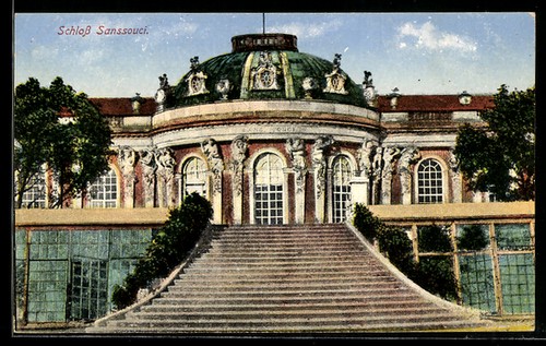 Potsdam schloß sanssouci - schloß,