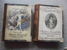 E. Fuchs " Illustrierte Sittengeschichte " Band  1 + 2 als Erstausgaben