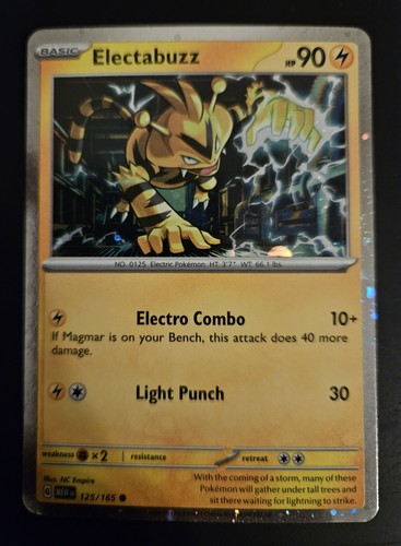 Pokémonkarte elektek 125 - pokémonkarte,