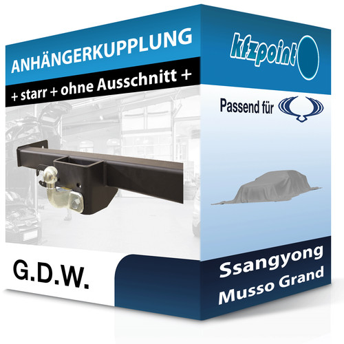 Anhängekupplung starr - g.d.w.,