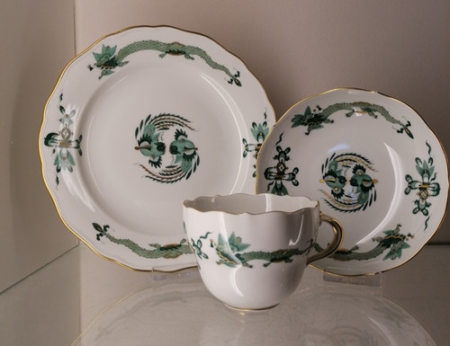 Meissen kaffeegedeck 3tlg - meissen,