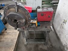 Schweissdrehtisch, Drehvorichtung mit Dreibackenfutter und Fusspedal