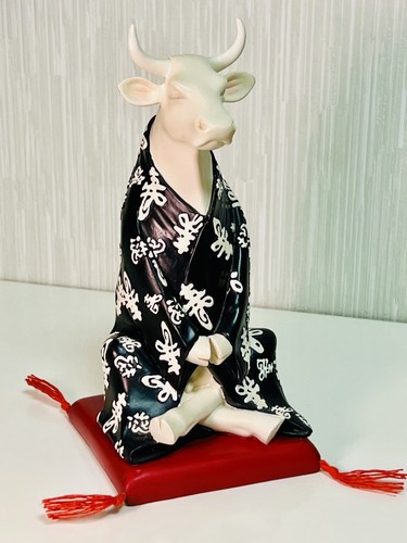 Cowparade meditating cow - -, #