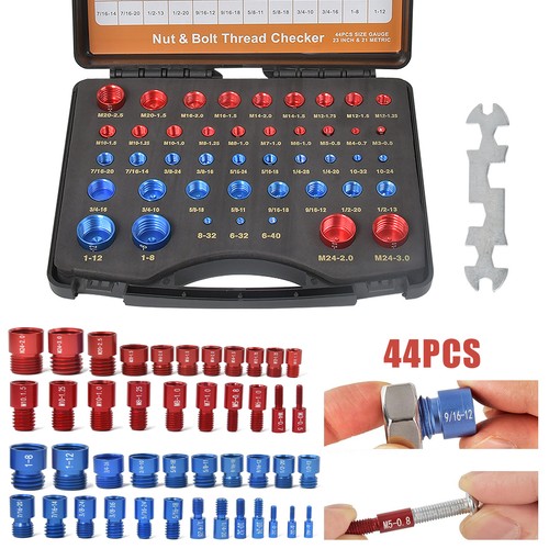 Tlg metrisch zoll - 44-tlg, metrisch+zoll