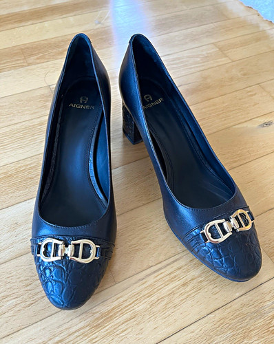 Aigner damen pumps schwarz - aigner,