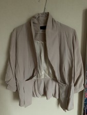 Topshop Blazer Rosa Chiffon Sommer Edel Größe EUR 38 Riss innen