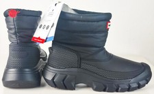 HUNTER Kurzgummistiefel INTREPID SHORT SNOW BOOT Unisex Stiefel Black Gr.42 NEU