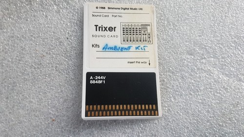 Simmons trixer card - simmons,