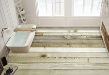 3D Weißes Holz 1281 Fußboden