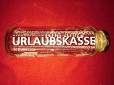 True Fruits Flasche 750 ml URLAUBSKASSE Glas Sparen Spardose Urlaub Geld Kasse
