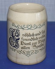 Alter Bierkrug ohne Deckel