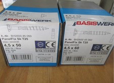 Holzschrauben Restposten -  4,5x50mm + 4,5x60mm   / Marken Aktion   H2SIMReg3