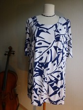 Elena Grunert, Longshirt, gr.44/46, Weiss-Blau