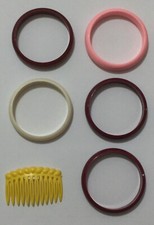 LOTE PULSERAS Y PEINETA