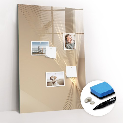 Glas magnet pinnwand - glas,
