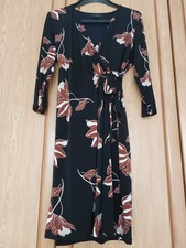 Kleid Gr.42, schwarz braun