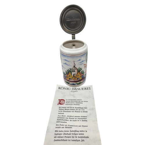 König pilsener bierkrug mit - könig,