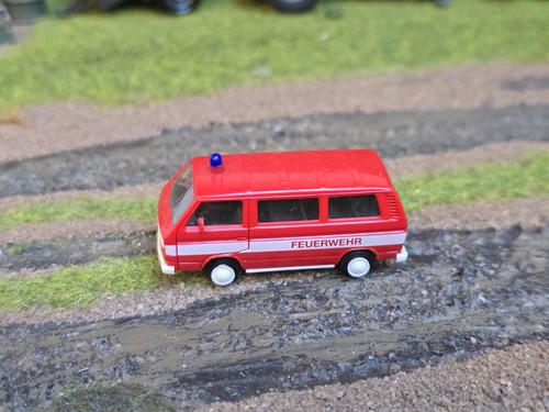 Herpa bus feuerwehr h0 - vw,