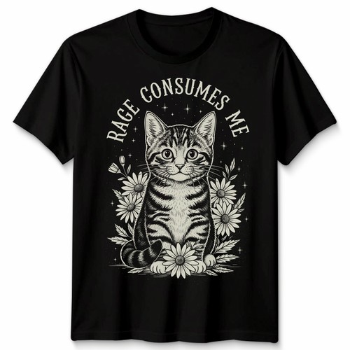 Rage consumes katze tabby - me,