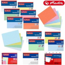 Herlitz Karteikarte A7