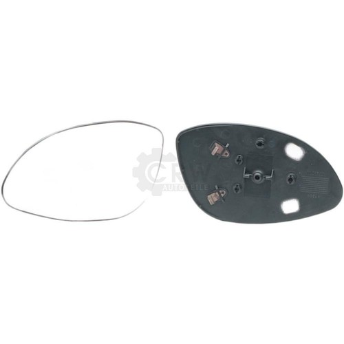 Spiegelglas haltefuss links - +,