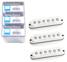 Seymour Duncan SSL-5 Custom Staggered Pickup Cal Set für Strat, weiß D