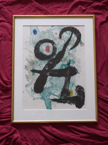 Joan miro lithographie - joan, "der