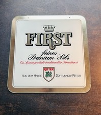 Glasschild/ Werbeschild Dortmunder Ritter Brauerei/ Bier/ Alt Selten