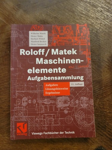 Roloff matek maschinenelemente - roloff/matek,