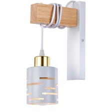 Wandleuchte E27 LED Weiß Gold