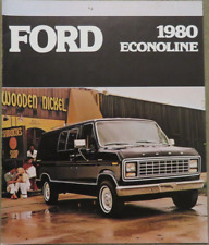 1980 Ford Econoline USA Prospekt Brochure, 12 Seiten