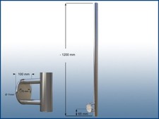 Edelstahl Geländer Pfosten