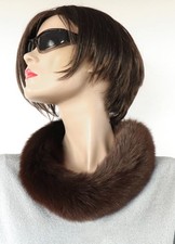 Pelz Schal Blaufuchs Boa Loop