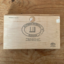 Schöne & seltene Cigar Box Alte Zigarrenkiste Matured Alfred Dunhill Room - rare