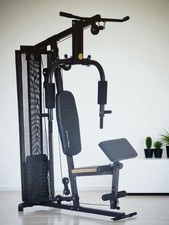 Sport Plus Kraftstation inkl. Gewichte mit Curl-Up, Butterfly, Latzugstange Neu