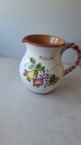 Rustikaler keramik milchkrug - rustikaler,