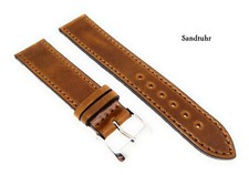 Cordovan Shell Uhrenarmband 18, 20mm Whisky-braun Made in Germany /  45