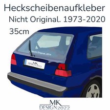 Das "Nicht Original" Aufkleber