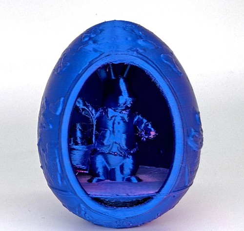 Osterhase osterei skulptur - osterhase,