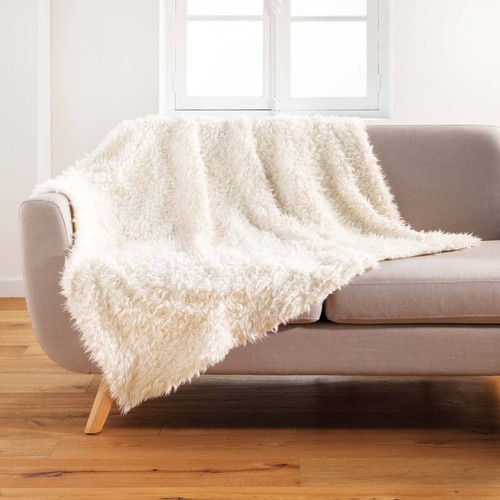 Weiche decke aus kunstfell - weiche,