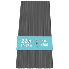 Dachblech 22 Stück 108cm x