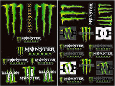 2 Motorrad-Aufkleber